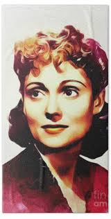 Martha Scott, Vintage Actress #2 Bath Towel by Esoterica Art Agency