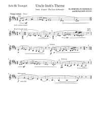 Uncle Iroh S Theme Tsungi Horn Sheet Music For Trumpet Download Free In Pdf Or Midi Musescore Com Iroh Sheet Music Free Sheet Music
