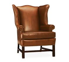 Thatcher Leather Wingback Chair In 2020 Leather Wingback Chair Leather Wingback Wingback Chair