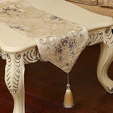 European Style Stylish Table Runner Luxury Dining Table Coffee Table Flag Classical Simplicity Embroi Stylish Tables Luxury Dining Tables Furniture Restoration