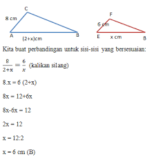 Soal dan jawaban matematika kelas 9 tentang kesebangunan dan kekongruenan. Https Www Ajarhitung Com 2016 06 Soal Un Dan Pembahasan Tentang Html