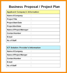 5 Business Project Proposal Example Template Doc – onbo tenan