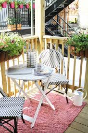 How To Style An Outdoor Space The Everygirl Balcony Decor Small Balcony Design Balcony Furniture