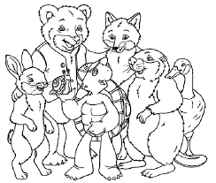 Franklin Hanging Out With Friends Coloring Pages For Kids Eoq Printable Franklin Coloring Pag Turtle Coloring Pages Cool Coloring Pages Zebra Coloring Pages