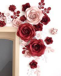 Check spelling or type a new query. This Pretty Cool Idea Of Decorating The Wall With Paper Flowers Seems To Us Very Creative After Hang Paper Flowers Paper Flower Backdrop Paper Flowers Diy