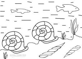 Dotting the soft sandy beaches, sea shells are unique and colorful. Printable Seashell Coloring Pages For Kids