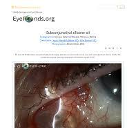 Atlas Entry - Subconjunctival silicone oil