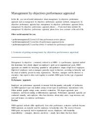 Management By Objectives Performance Appraisal In This File You Can Ref Useful Information About Mana Management By Objectives Performance Appraisal Appraisal