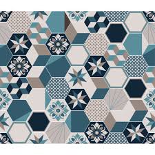 Cpm Credence Adhesive Carreaux En Aluminium Exa L 70 X L 60 Cm Bleu Fond De Hotte Rue Du Commerce