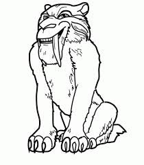 Maybe you would like to learn more about one of these? Diego The Saber Tooth Tiger In Ice Age Coloring Pages Bulk Color Ice Age Tiger Art Sabertooth