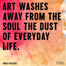 A Quote From Pablo Picasso Our Most Repinned Item Of The Week Picasso Quote Art Quotes Inspirational Pablo Picasso Quotes
