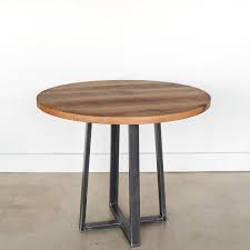 Round Industrial Reclaimed Wood Pub Table 36 Counter Height Pub Table Reclaimed Wood Dining Table Reclaimed Wood Table