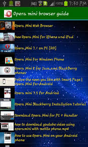 Works for all blackberry 10 devices: Free Opera Mini Browser New Guide Apk Download For Android Getjar