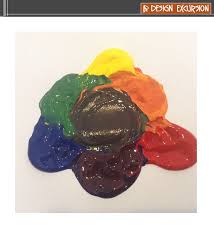 When You Mix The Primary Colours Together You Make A Grey Orange And Purple Green And Orange Color