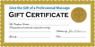 Gift certificates are the perfect holiday gift for all the crafters/stampers in your life. Massage Gift Certificates In Nassau County Ny Eugene Wood