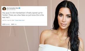 Check spelling or type a new query. Kim Kardashian Shares Her First Ever Tweet From 2009 In Honor Of Her True Hollywood Story Special Daily Mail Online