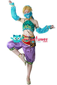 Height the measurement from head to foot (from top to floor). Female Zelda Link Gerudo Outfit Cosplay Costume