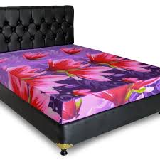 Repeat order customer palembang posted: Jual Ucraft Green Plain Flower Kasur Busa Spring Bed 160x200 Jakarta Barat Umattliving Tokopedia