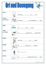 Ort Und Bewegung Deutsch Lernen Bewegung Lernen