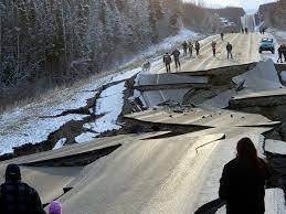 The earthquake stuck at a depth of nearly 30. 7 0 Magnitude Earthquake Hits Alaska Damaging Homes And Roads