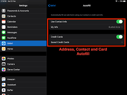 You can also save the credit card information when you make an online purchase. How To Add Address And Contact For Autofill In Safari Ios Ipados