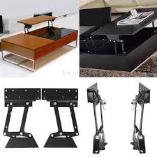 Black Metal Folding Lift Up Coffee Table Mechanism Furniture Hinge Spring New Coffee Table Hardware Coffee Table Furniture Diy Coffee Table