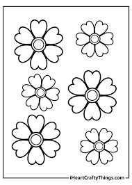 Preschoolers and adults also like flower coloring pages to color. Simple Flower Coloring Pages Updated 2021