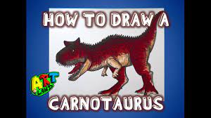 The tail needs to be long to act as a counterbalance to the front part of. How To Draw A Carnotaurus Youtube