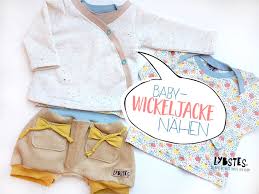 Baby kleidung für neugeborene (gr. Nahanleitung Fur Eine Baby Wickeljacke Lybstes