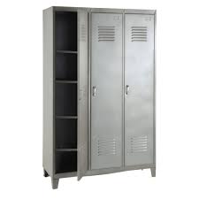 Kleiderschrank Spind Aus Grauem Metall Loft Metal Lockers Storage Lockers
