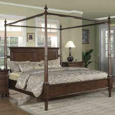 Hathaway california king canopy bed living spaces. Wynwood Hathaway Canopy Bedroom Set In Grand Manier Cherry