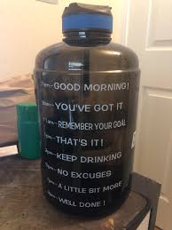 My gallon water bottle prevented it from being a struggle. First Time Doing A Gallon Water Per Day And Already It Feels Like I M On A Whole New Level Hydrohomies