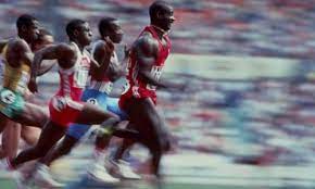 The men's 100 meters at the 1988 summer olympics in seoul, south korea saw world champion ben johnson of canada defeat defending olympic champion carl lewis of the united states in a world record time of 9.79, breaking his own record of 9.83 that he had set at the 1987 world championships in rome. The Dirtiest Race In History Olympic 100m Final 1988 Athletics The Guardian