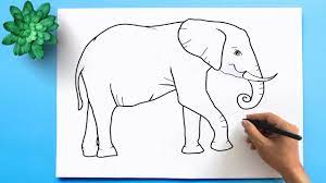 See more ideas about elephant, elephant drawing, elephant art. Very Easy Elephant Drawing How To Draw An Elephant Youtube