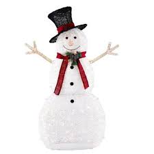 Plastic outdoor snowman christmas decorations. Snowman Outdoor Christmas Decorations Christmas Decorations The Home Depot