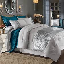Black And Silver Sequin Comforter Set Treasure Sequin Comforter Set Large Comforter Sets Black And Silver Bedroom Comforters