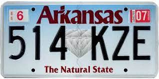 The Official Arkansas State License Plate The Us50 State License Plate Personalized License Plates Arkansas State