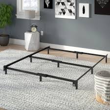 The bed frame is kept quiet with slats and legs protected with plastic cap. Full Sized Bed Frame