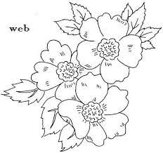 Flores Pintadas En Tela Buscar Con Google Flower Coloring Pages Flower Sketches Flower Drawing