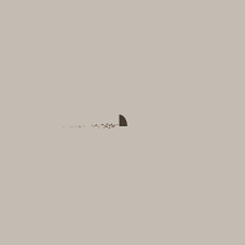 See the peel and stick wallpaper that everyone is talking about! An33 Minimal Simple Shark Sea Illust Art Cute Wallpaper