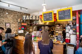 Baja fish tacos with chipotle mango salsa. Seven Lives Blogto Toronto