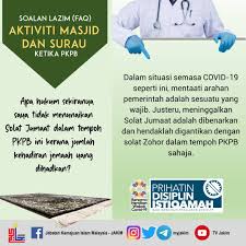 Lalu baginda menulis kepada 15. Jabatan Kemajuan Islam Malaysia Jakim Soalan Lazim Faq Aktiviti Masjid Dan Surau Ketika Pkpb Apa Hukum Sekiranya Saya Tidak Menunaikan Solat Jumaat Dalam Tempoh Pkpb Ini Kerana Jumlah Kehadiran Jemaah