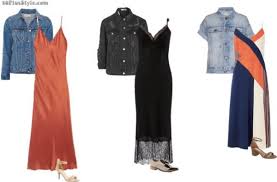 How to wear a slip dress over 40 - ways to wear slip dresses