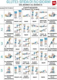 Esercizi Glutei Il Programma Per Tonificarli In 30 Giorni Melarossa Esercizi Di Tonificazione Programmi Di Allenamento Esercizi