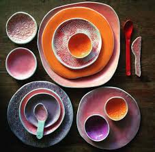 Eclectic Sheramics Ceramics Pottery Tableware Homewares Tablesetting Platter Props Texture Eclectic Comlek Yemek Takimi Seramik Sanati