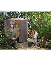 Combinazione di stile e praticità. Casetta Da Giardino Keter Factor 6x6 In Resina L 178xp195 5xh 208