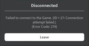 Sometimes the reason of an error is not what you read in the message,. How To Fix Roblox Error Code 279 5 Simple Solutions