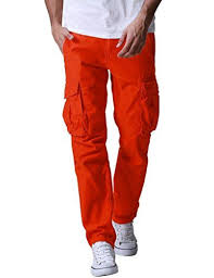 Black And Orange Cargo Pants Match Men S Wild Cargo Pants 40 6540 Orange Cargo Pants Men Cargo Pants Pants