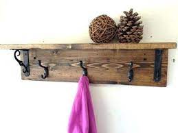 Decorative Shelf With Coat Hat Key Hooks Coat Hooks On Wall Coat Rack Wall Diy Coat Rack