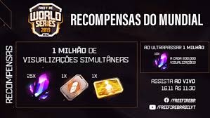 Recompensas Da Live Do Mundial De Free Fire 2019 Free Fire Mania